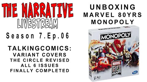 #Marvel #Monopoly #Unboxing The Narrative 2020 7.06 Unboxing Marvel 80yrs Monopoly & Variant Covers