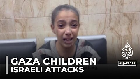 Hospitals in Gaza are overwhelmed by the number of children killed or injured in Israeli attacks