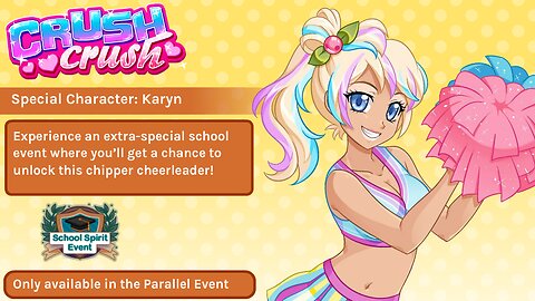 Let's Stream Crush Crush. School Spirit Event. Feat. Karyn!