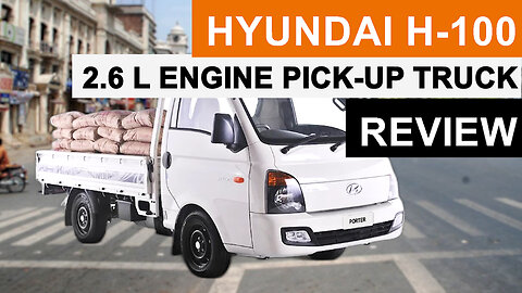 Hyundai H-100 Porter 2.6L Diesel Flatbed Pickup Truck.