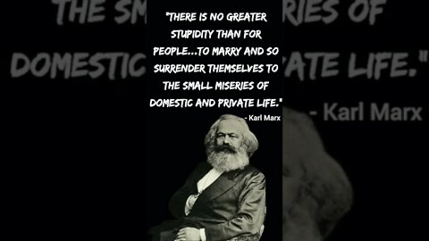 What does Karl Marx think about Marriage? | what did Karl Marx think about love #karlmarx #marriage