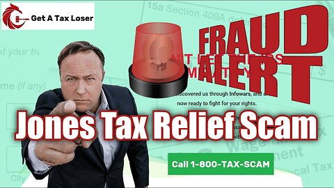 You Know Alex Jones - Alex Jones Tax Relief Scam