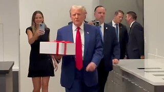 President Donald J. Trump came by to wish Liam a happy birthday.