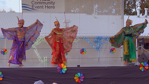 Peacock Dance Traditional Indonesian Dance at Cockburn Fair Australia