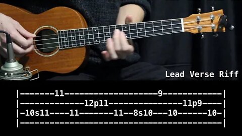 15 Step Ukulele Tutorial with Tab - Radiohead on Baritone Uke | Fingerpicking