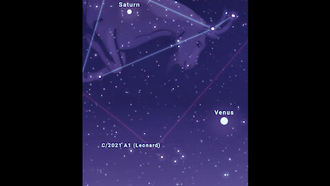 Comet Leonard (C/2021 A1) Extremely difficult to Capture Without Telescope