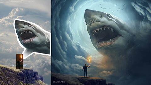 The Big Shark Photo Manipulation Photoshop Tutorial