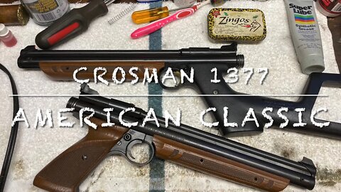 Crosman American Classic model 1377 cosmetic and mechanical conservation before and after! Nice!