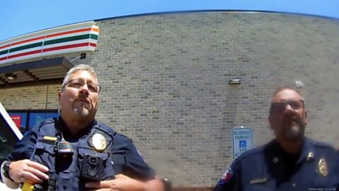 HARASSING A BLACK COP