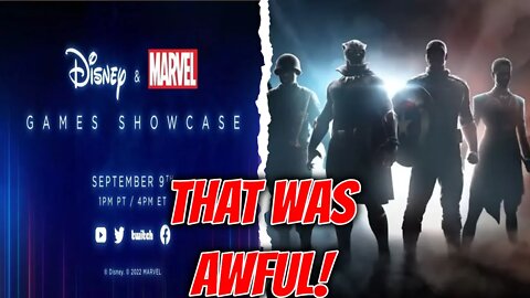 The Disney & Marvel Games Showcase Was Awful - My Thoughts