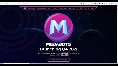 Medacoin Of Medabots Has Presale In 10 mins On Dxsale. NFTS, Defi, Bscpad IDO, doxxed team. 100x?