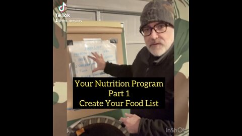 Your Nutrition Program Part 1