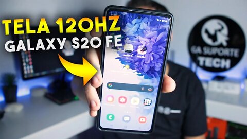 Como ATIVAR TELA DE 120Hz no Galaxy S20 FE