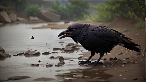 a Thirsty Crow story hindi Urdu