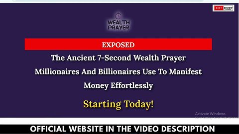 A 7 seconds wealth prayer "Finally" Something that works|The Ancient 7-Second Wealth Prayer Review