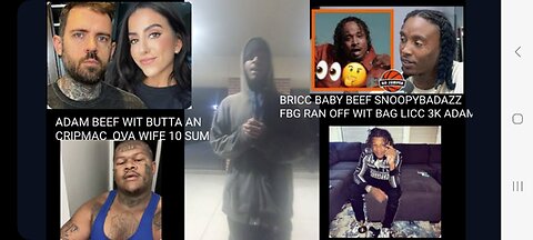 ADAM22 BEEF GOT BEAT UP BY CRIP MAC FBG BUTTA RANN OFF 3K BRICCBABY SNOOPYBADAZZ LINA 10 SUM💯