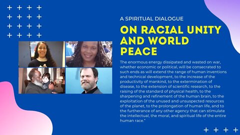 A Spiritual dialogue on Racial Unity and World Peace with Rainn Wilson.