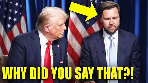 JD Vance Accidentally HUMILIATES TRUMP in Live Interview!