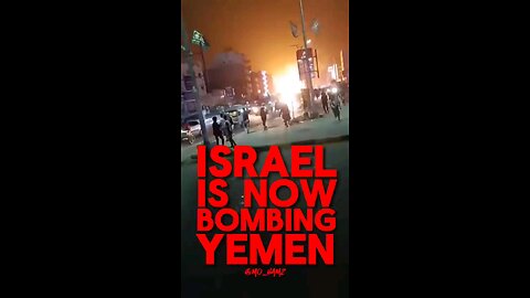 Shitsrael, the eternal victim, is bombing Yemen, G@za, and Lebanon at the same time!