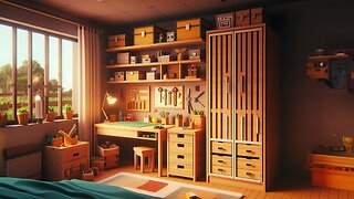 How To Make A Bedroom Wardrobe in Minecraft