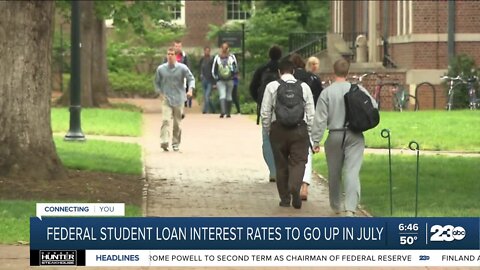 Federal student loan interest rates to go up in July