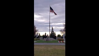 Old Glory flying high. American Flag