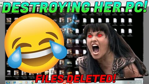 DESTROYING A GIRL SCAMMERS PC!