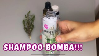 SHAMPOO BOMBA!! Acelere o crescimento do seu Cabelo #projetorapunzel