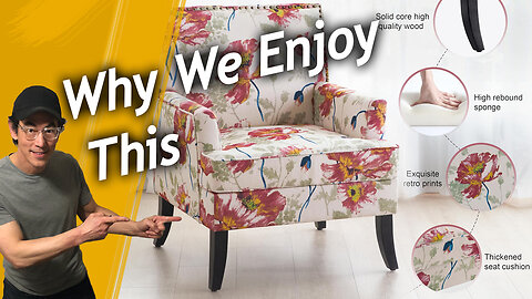 Hulala Huimo Upholstered Floral Chair, Need A Comfy Reading Room Arm Chair? Product Links