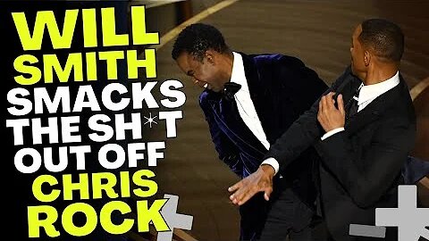 WILL SMITH SMACKS THE SH!T OUT OF CHRIS ROCK AT THE OSCARS 2022!