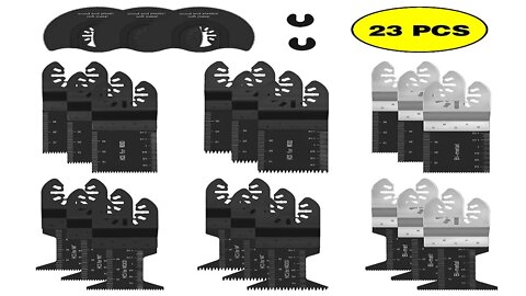 Werkzeug Oscillating Saw Blades, Universal blades Multi Tool Quick Release Saw Blades Kit