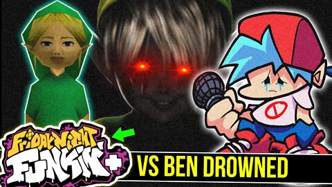 TERROR de Zelda Majoras Mask no Friday Night Funkin | VS Ben Drowned #shorts