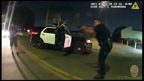 LAPD shoots at Samuel Soto when he advances towards officers with a knife