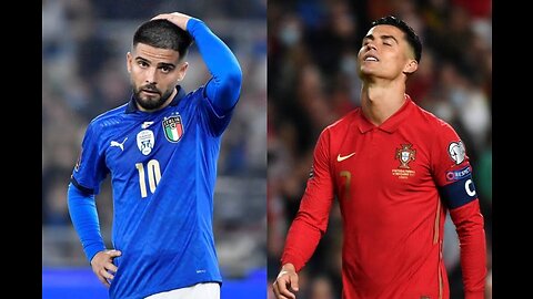 WORLD CUP 2022 ITALY X PORTUGAL INSIGNE X CR7