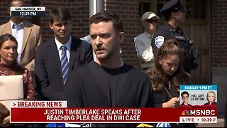 Justin Timberlake Speaks Out After Accepting DWI Plea Deal