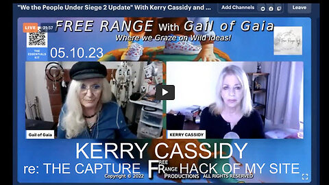 KERRY CASSIDY - THE CAPTURE: HACK OF MY SITE OVER REAL TIME VIDEO ALTERING AND DEEP FAKES