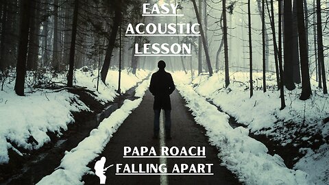 Acoustic Lesson - Papa Roach : Falling Apart - DGCFAD Guitar