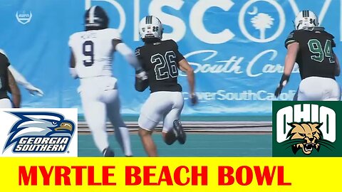 Georgia Southern vs Ohio Football Game Highlights, 2023 Myrtle Beach Bowl