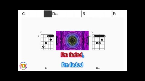 Alan Walker - Faded - (Chords & Lyrics like a Karaoke)