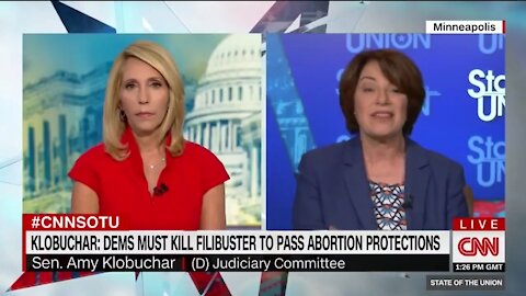 Sen Klobuchar Wants To Abolish the Filibuster to Address TX Abortion Law, Voting Rights