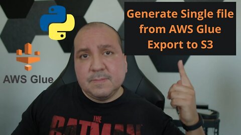 AWS Glue Export Single File to S3