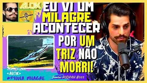 ALOK fala DO ACIDENTE de AVIÃO | StepCortes