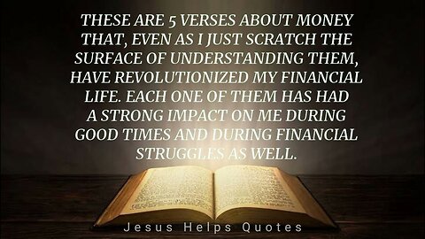 7 Bible Verses about Money Changed My Life