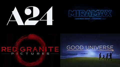 A24/Miramax/Red Granite/Good Universe | Movie Logo Mashup