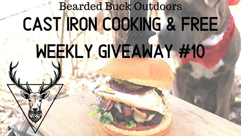 Cast Iron Cooking/Free Contest Combo #10 (The Ultimate Cheeseburger 🍔 )