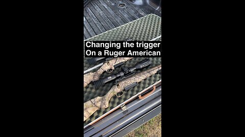 Changing the trigger on a Ruger American rifle