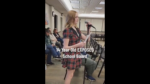 Complete destruction! 14 year-old girl Decimates Chippewa Valley, MI School Board!