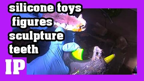 4 Ep - make copy of toys figures sculpture mask fursuit teeth with silicon -#introphaze @introphaze