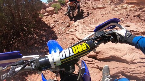 Porcupine Rim Trail Moab on the Dirt Bikes