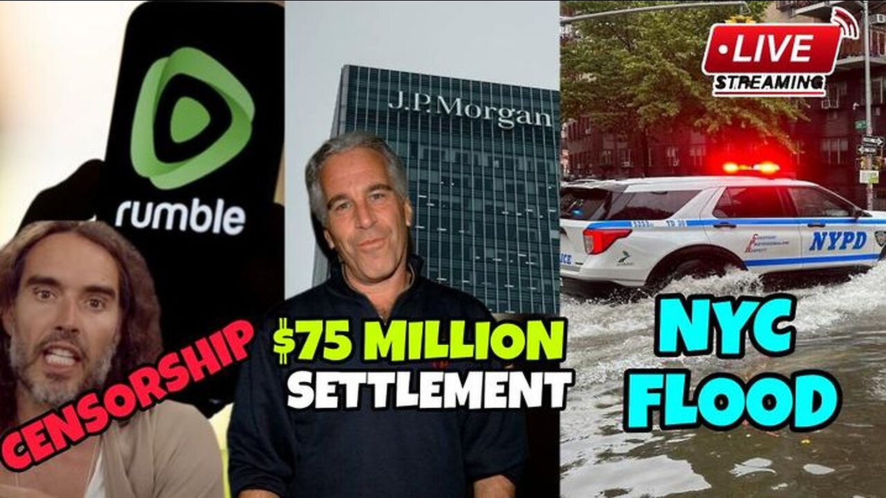 Rumble Under Attack| JP Morgan $75M Settlement Jeffrey Epstein LAWSUIT ...